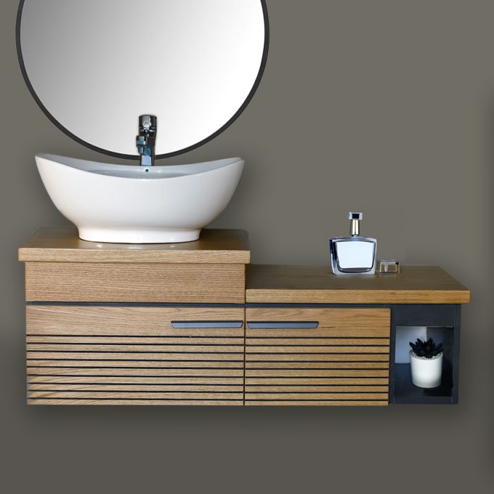 Mobile Bagno Sospeso Cortina con Lavabo da Poggio 3