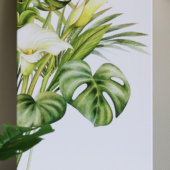 Quadro calle e monstera 3