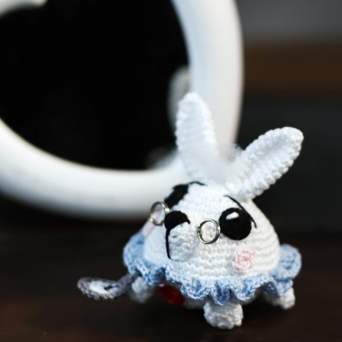 Pupazzo Bianconiglio, amigurumi 2