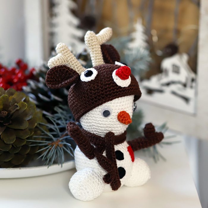 Pupazzo di Neve Renna, Amigurumi 5